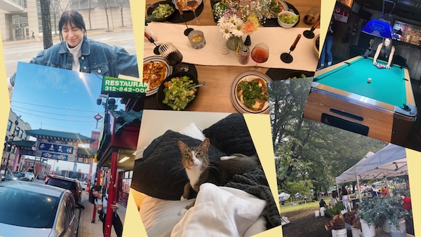 Join the Inside Info Resident Creator Collective a collage of images of people doing fun things